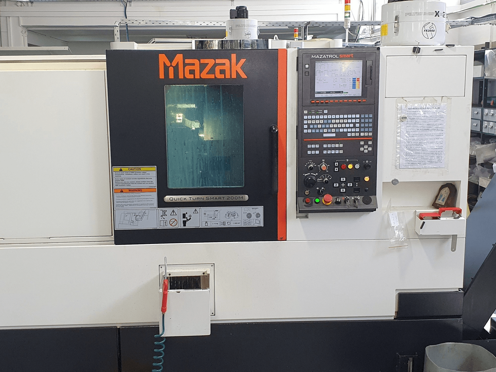 Front view of Mazak QTS200M machine