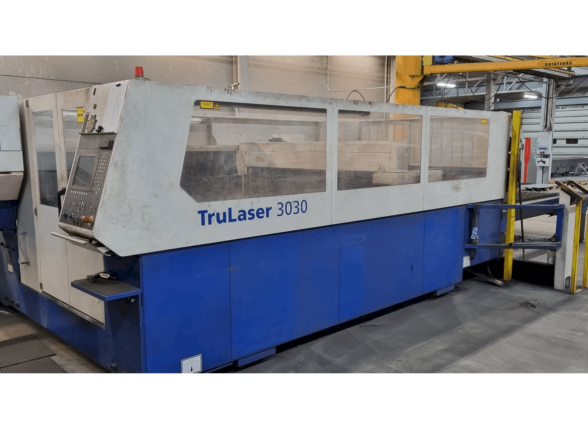 Front view of Trumpf TruLaser 3030 machine