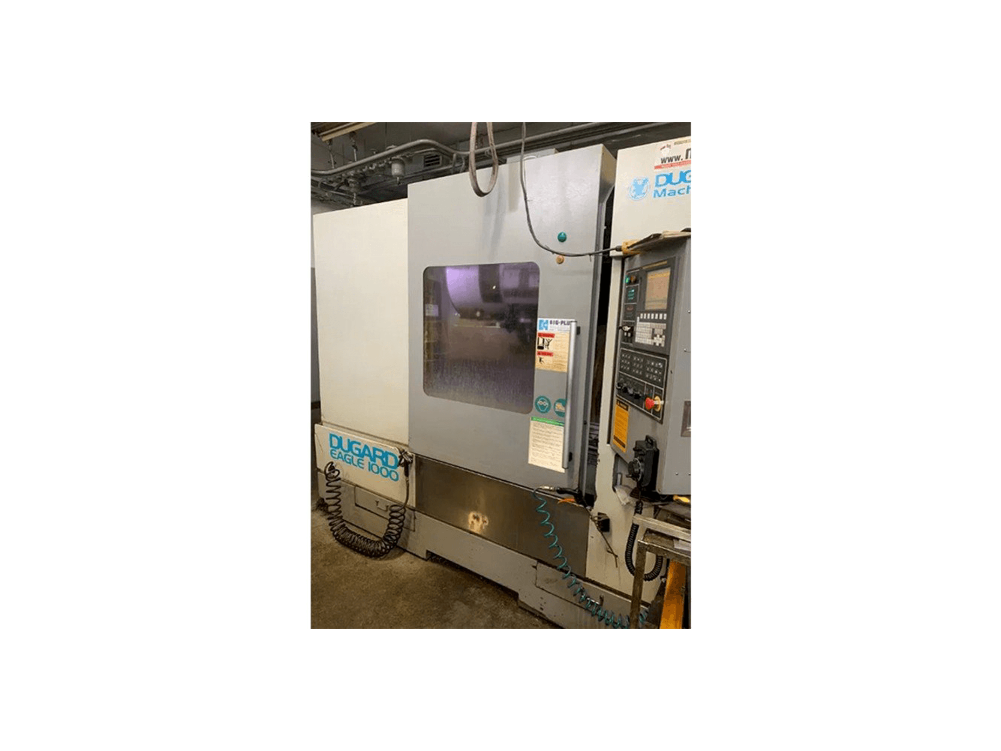 Front view of Dugard Eagle 1000 machine