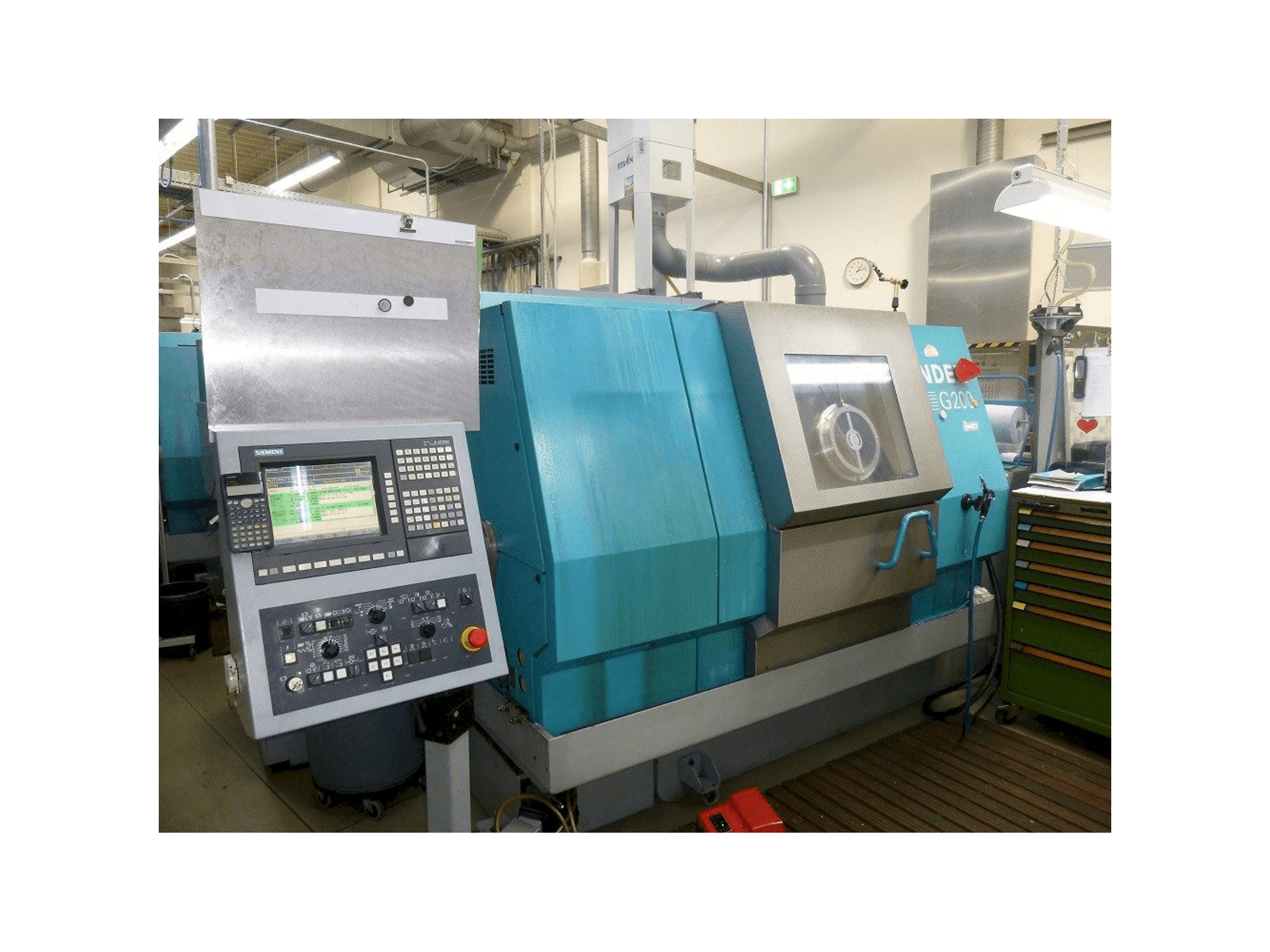 Front view of Index G200 machine