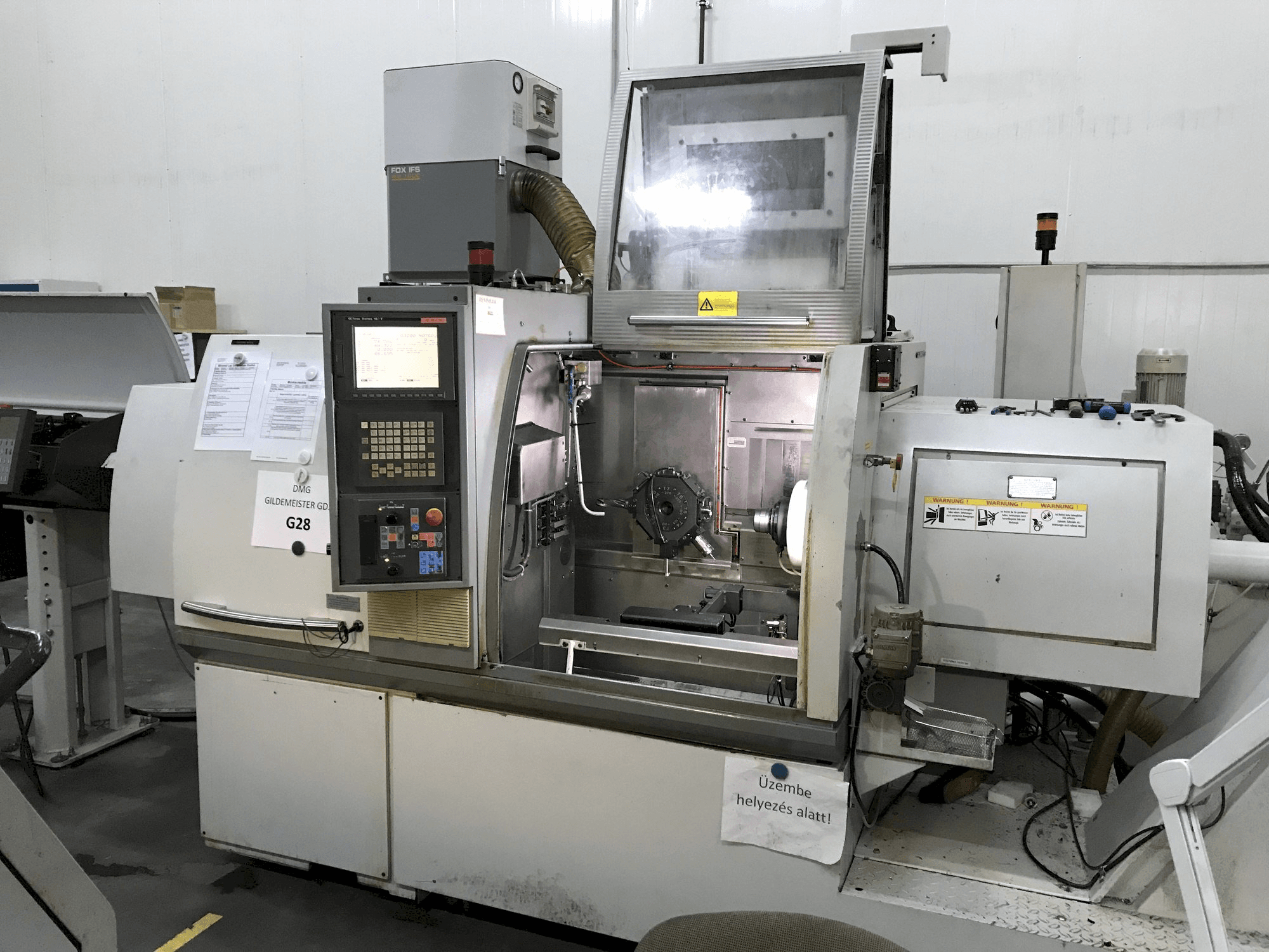 Front view of Gildemeister GD32 machine