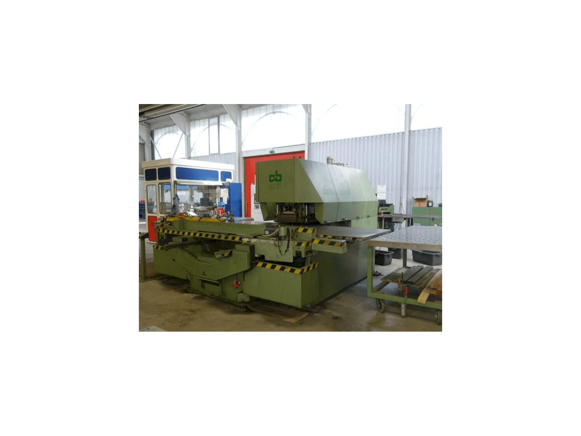 Front view of Behrens CB 25/1250 machine