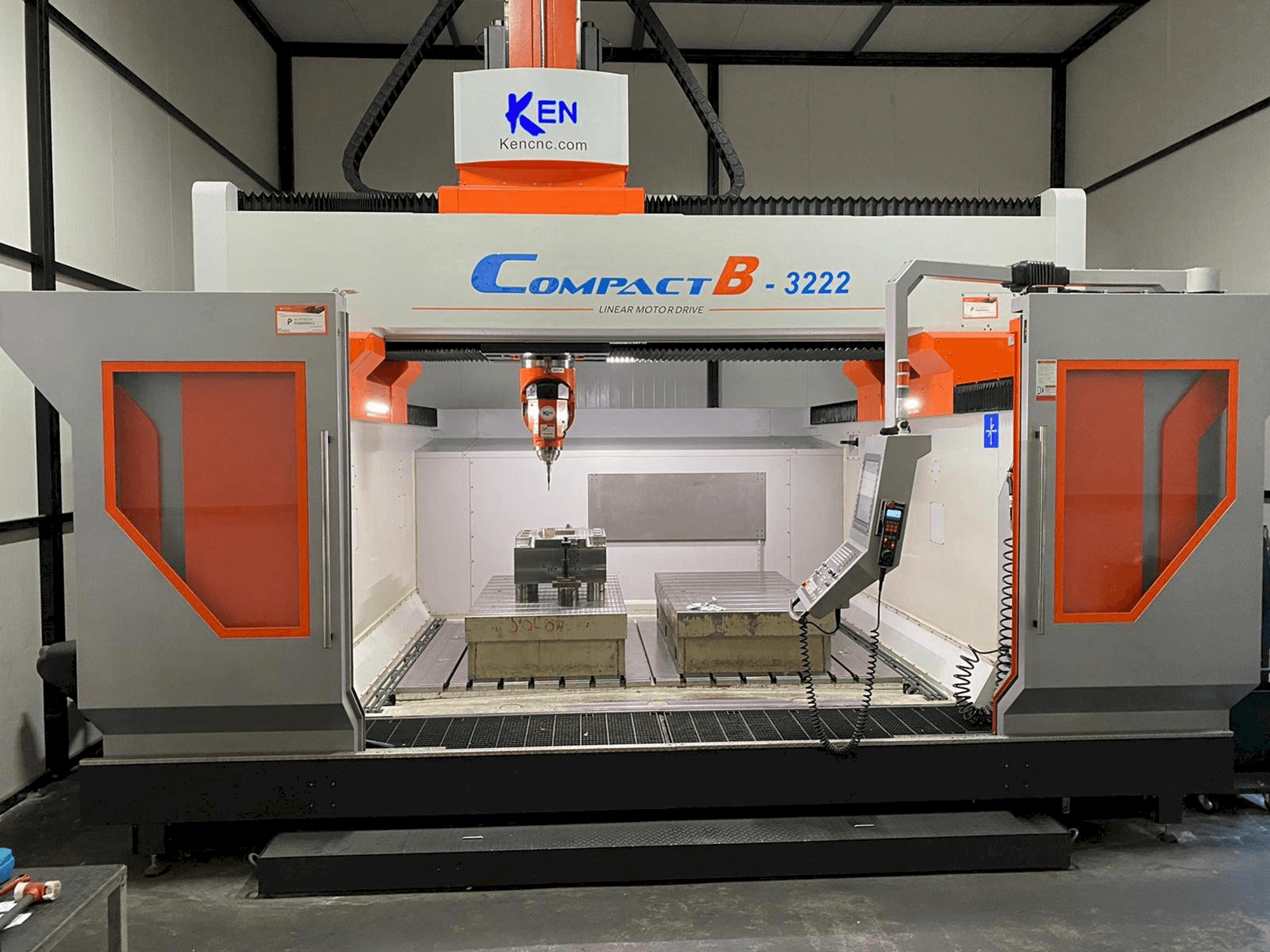 Front view of KEN COMPACT B 3222 machine