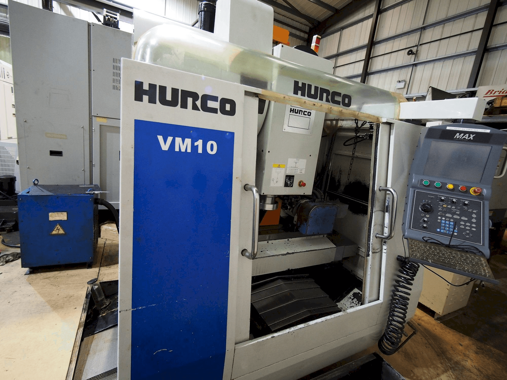 Front view of Hurco VM10 machine