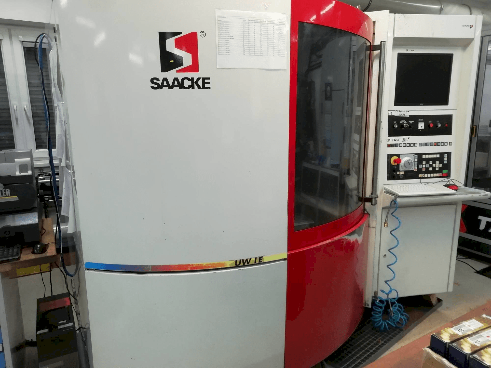 Front view of SAACKE UWIE 208485 machine