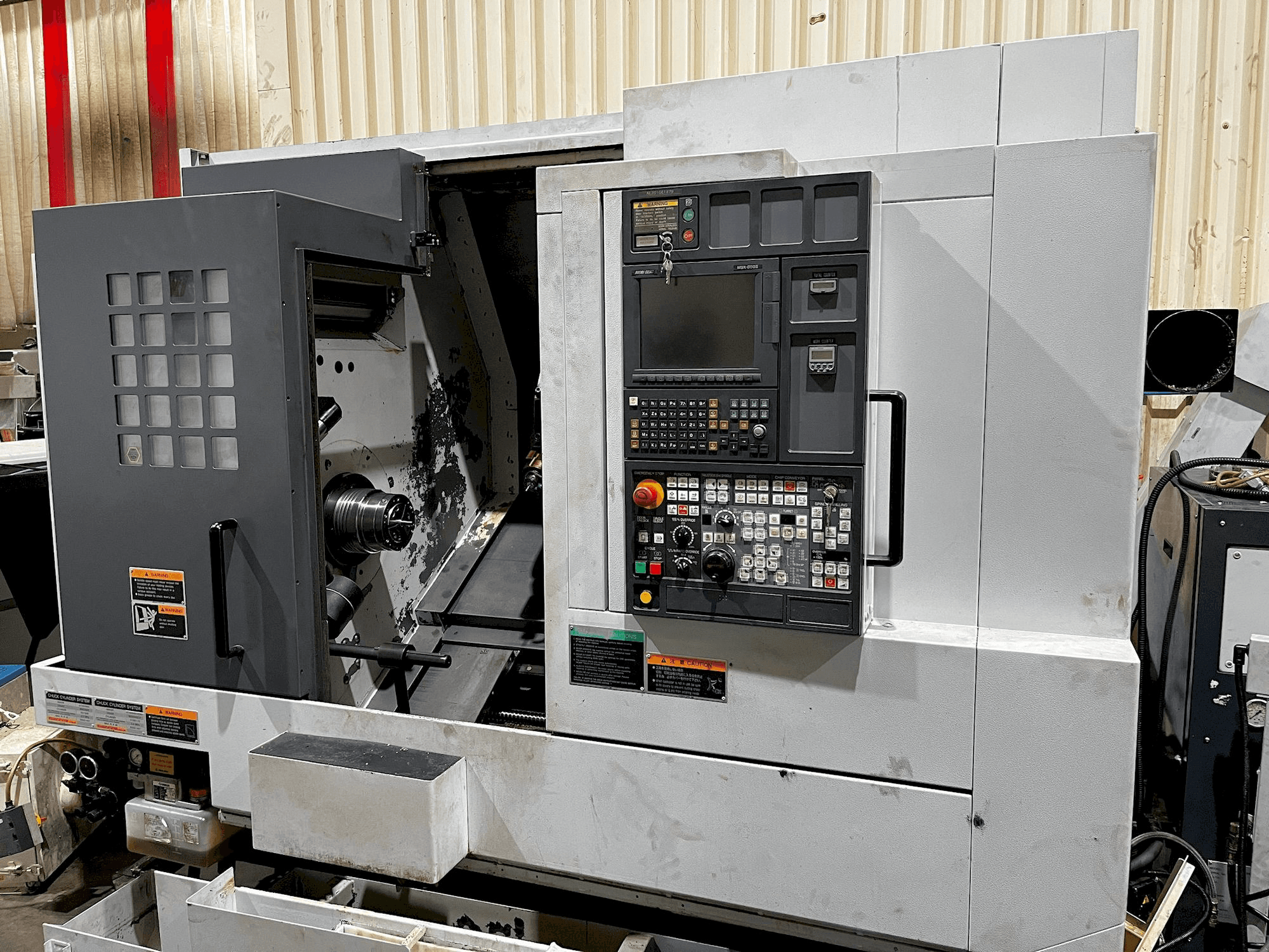 Front view of MORI SEIKI NL 2000SY/500 machine