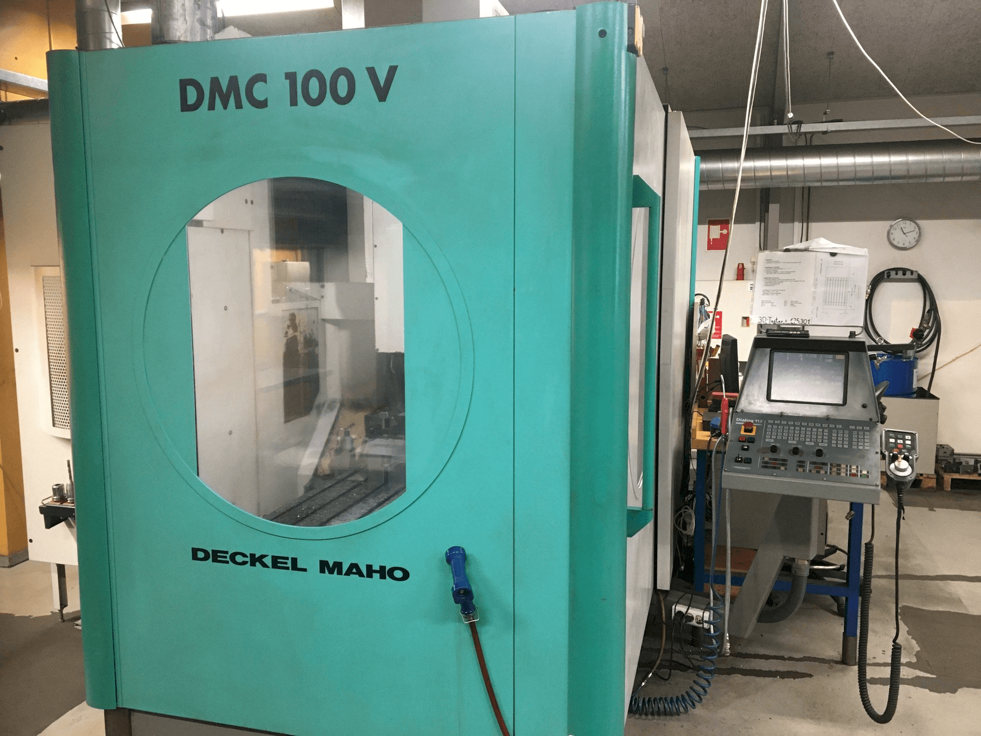 Front view of DECKEL DMC 100V machine
