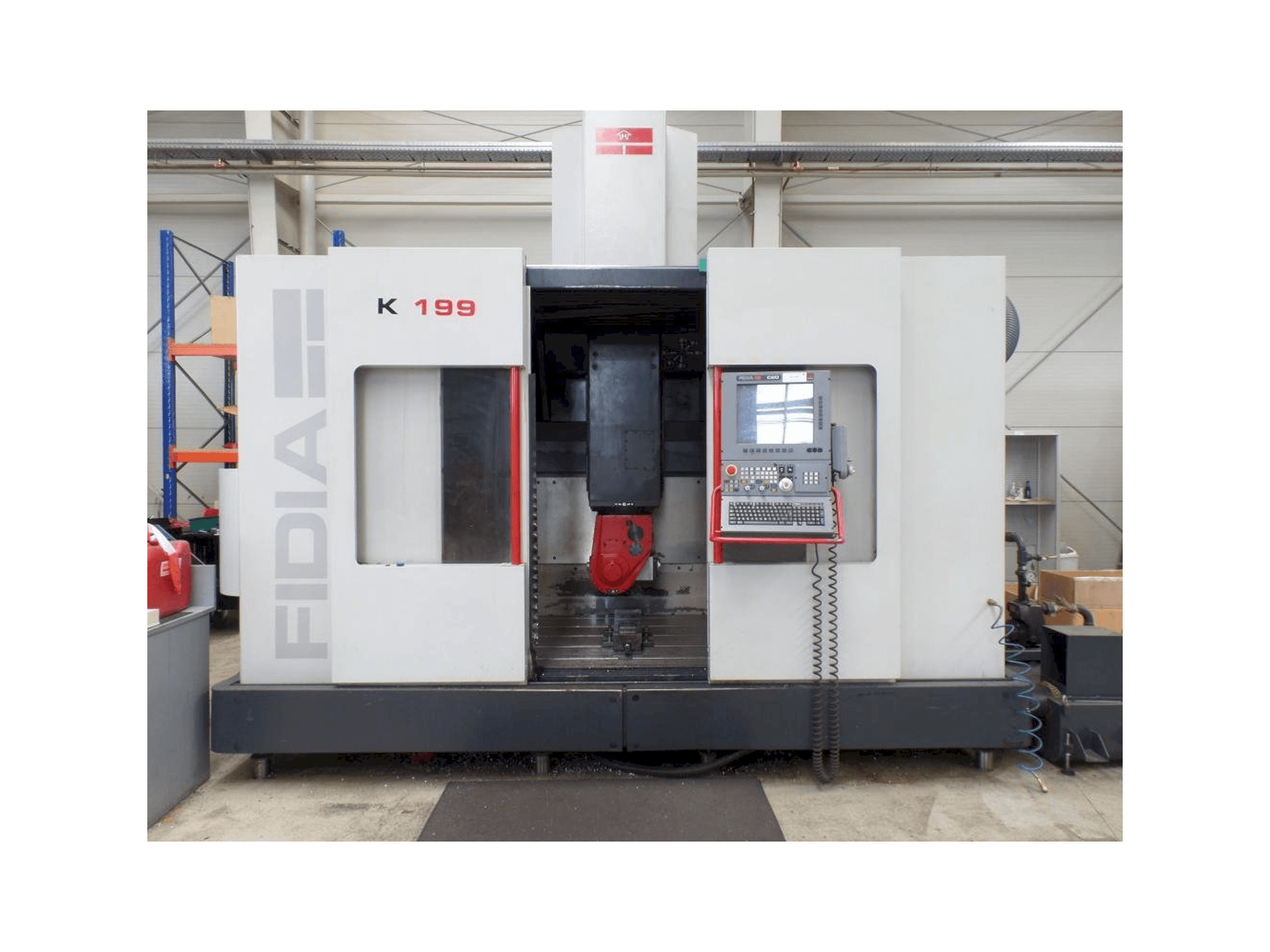 Front view of Fidia K199 machine