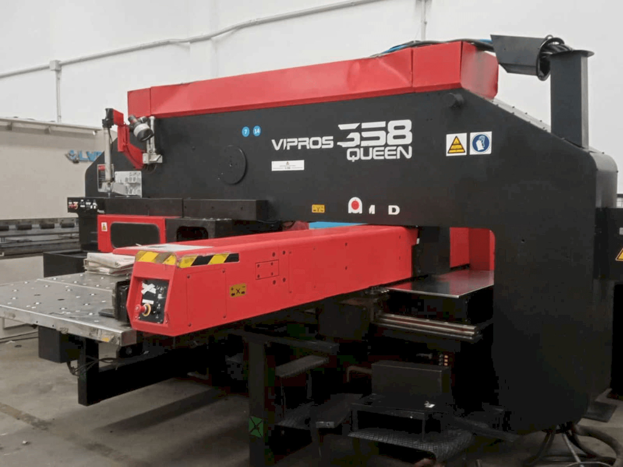 Front view of AMADA Vipros 358 Queen machine
