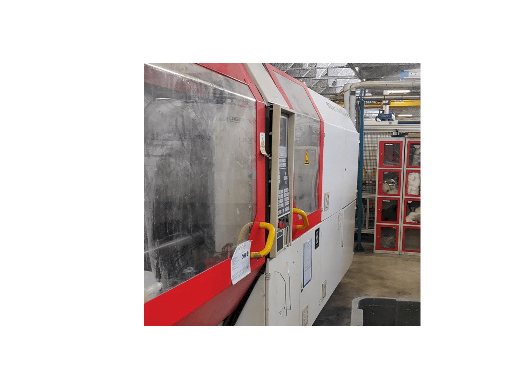 Front view of DEMAG Ergotech 330-1450 system machine