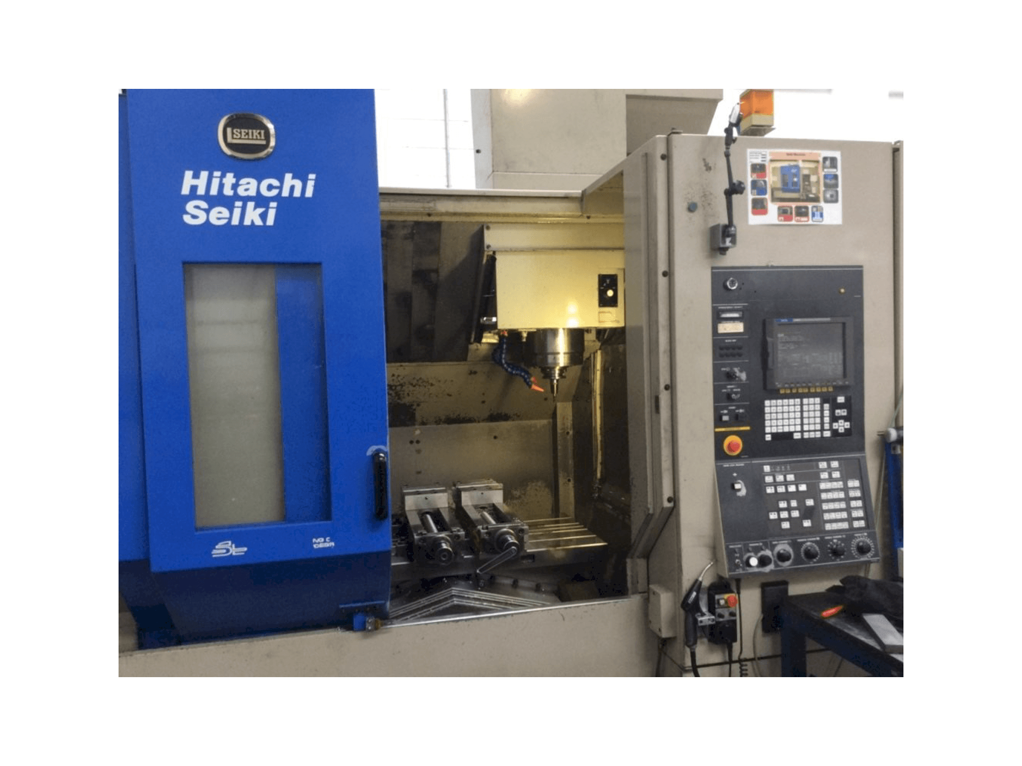Front view of HITACHI SEIKI VS50 machine