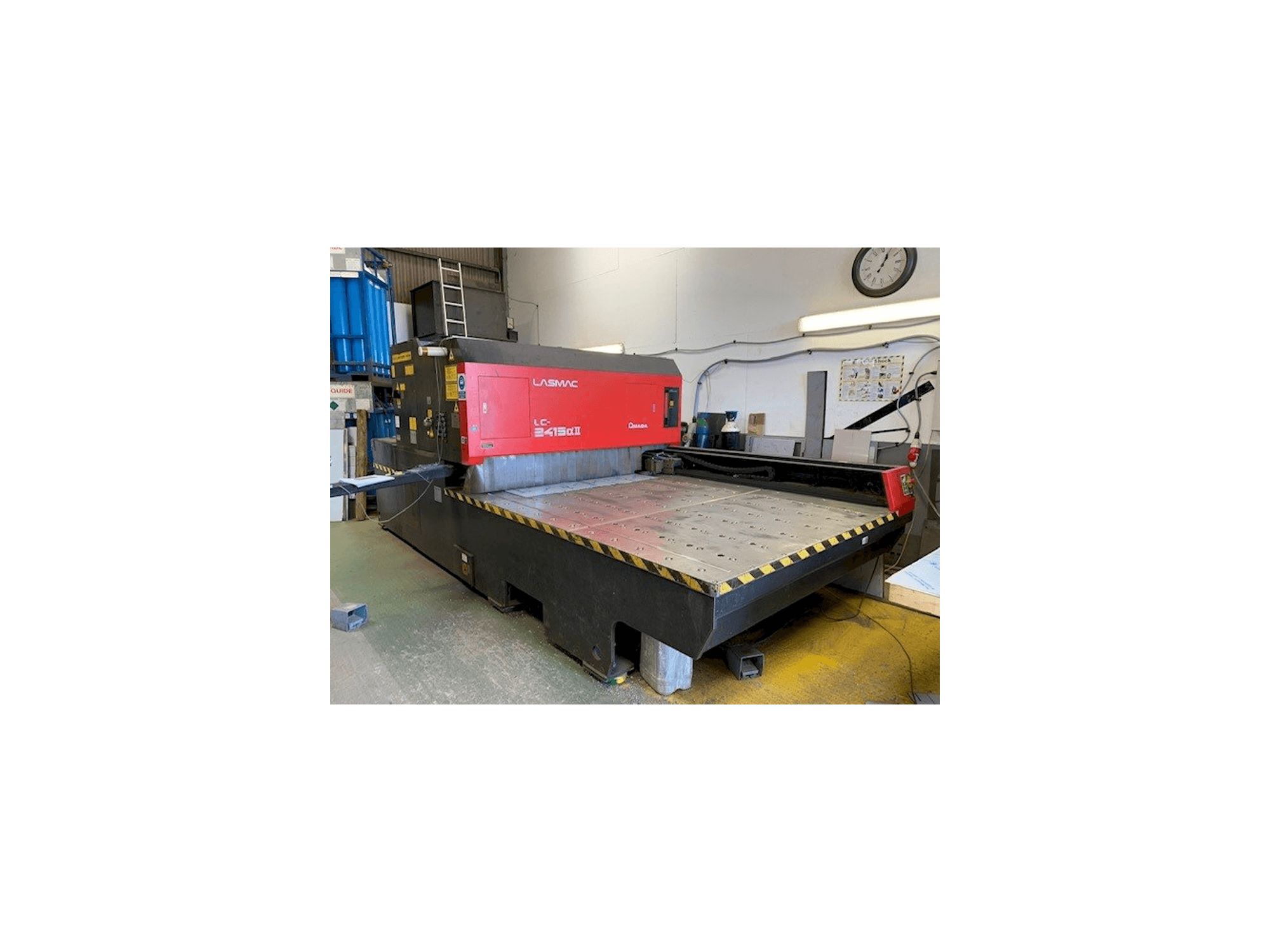 Front view of AMADA LC 2415 Alpha 2 machine