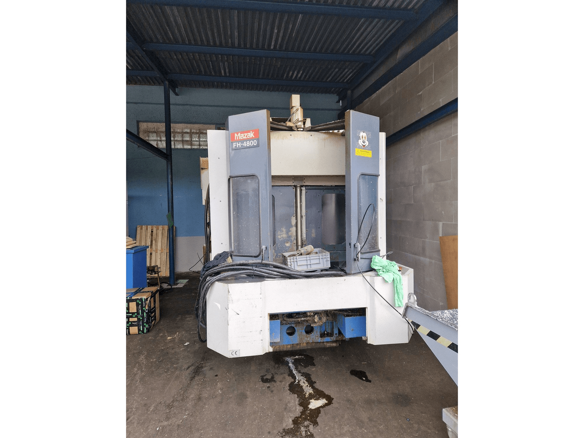 Front view of Mazak FH-4800 machine