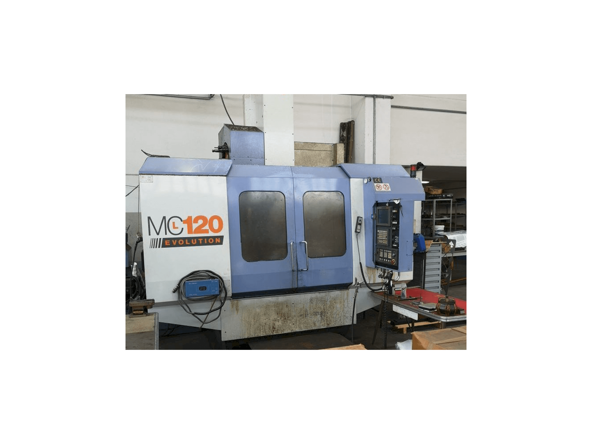 Front view of FAMUP MCL 120 AND machine