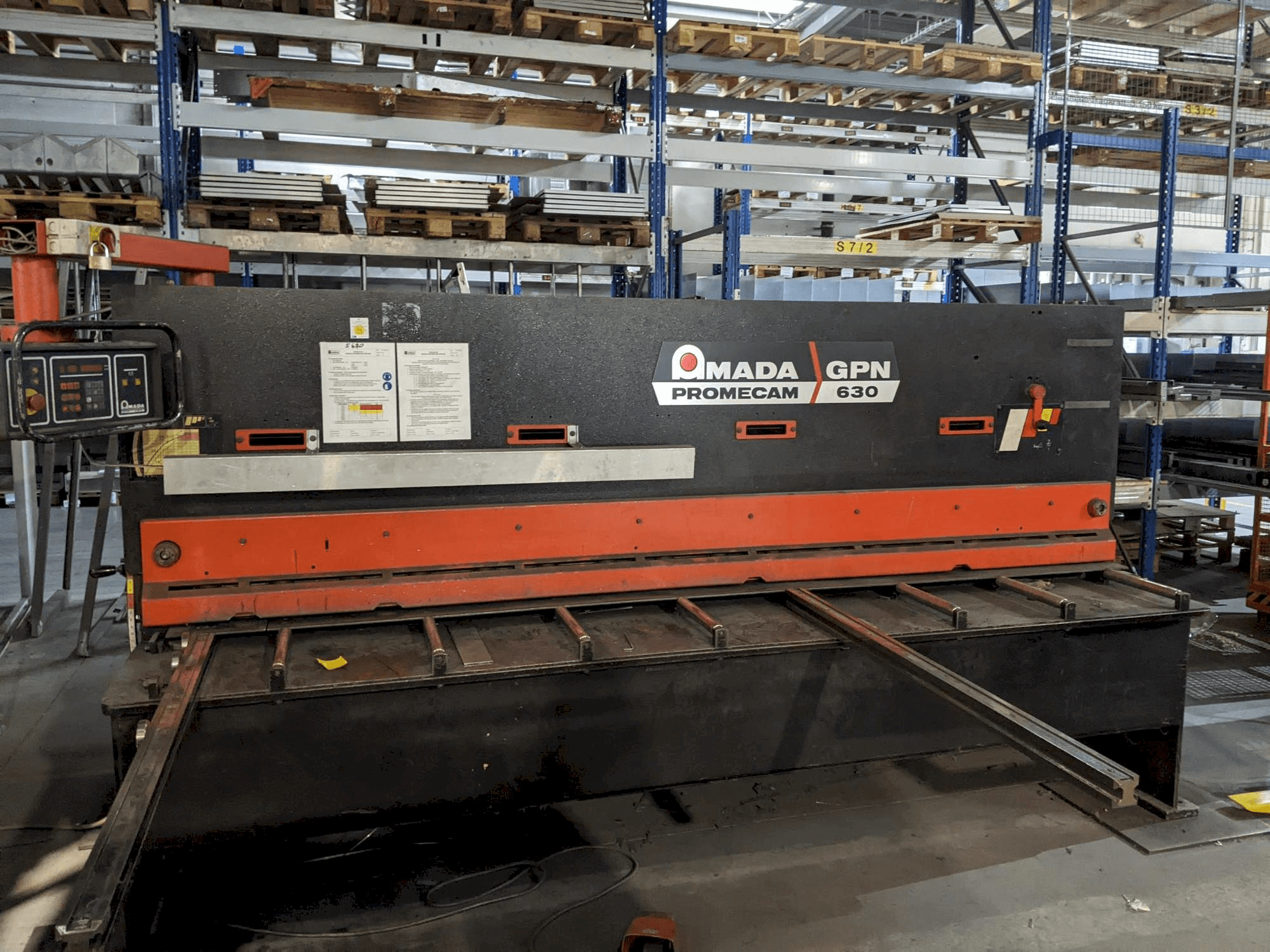 Front view of AMADA Promecam Gpn 630 machine