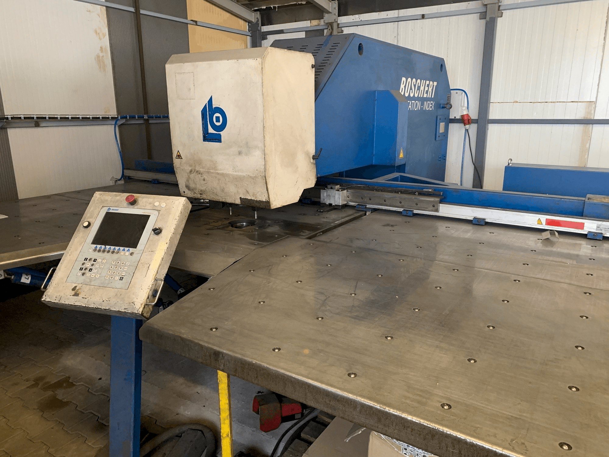 Front view of Boschert EL 1250 Rota-Index machine