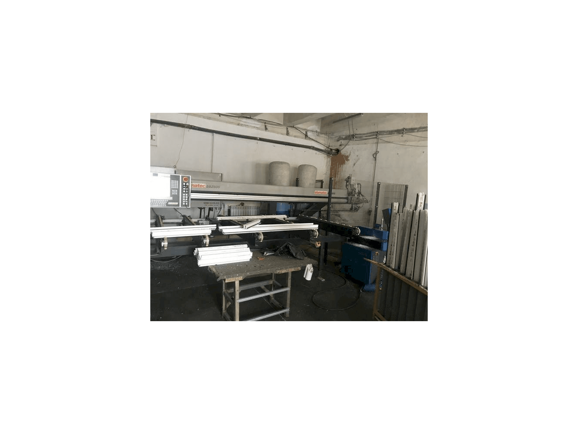 Front view of Elumatec SBZ 608 machine