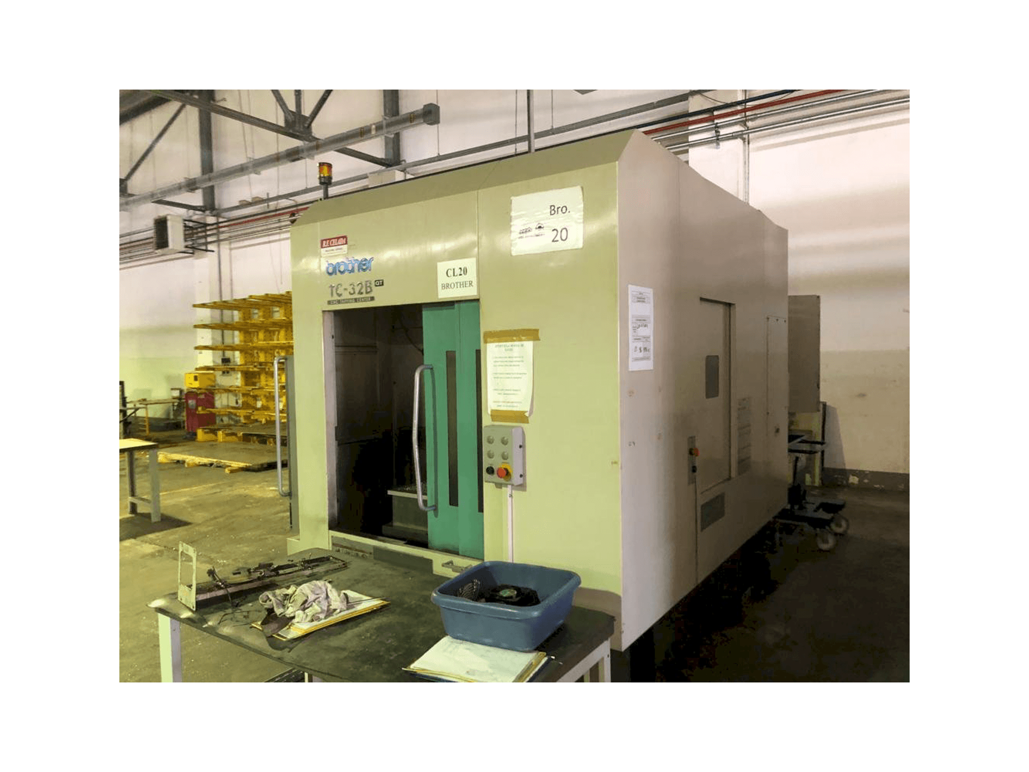 Front view of Brother TC 32B machine