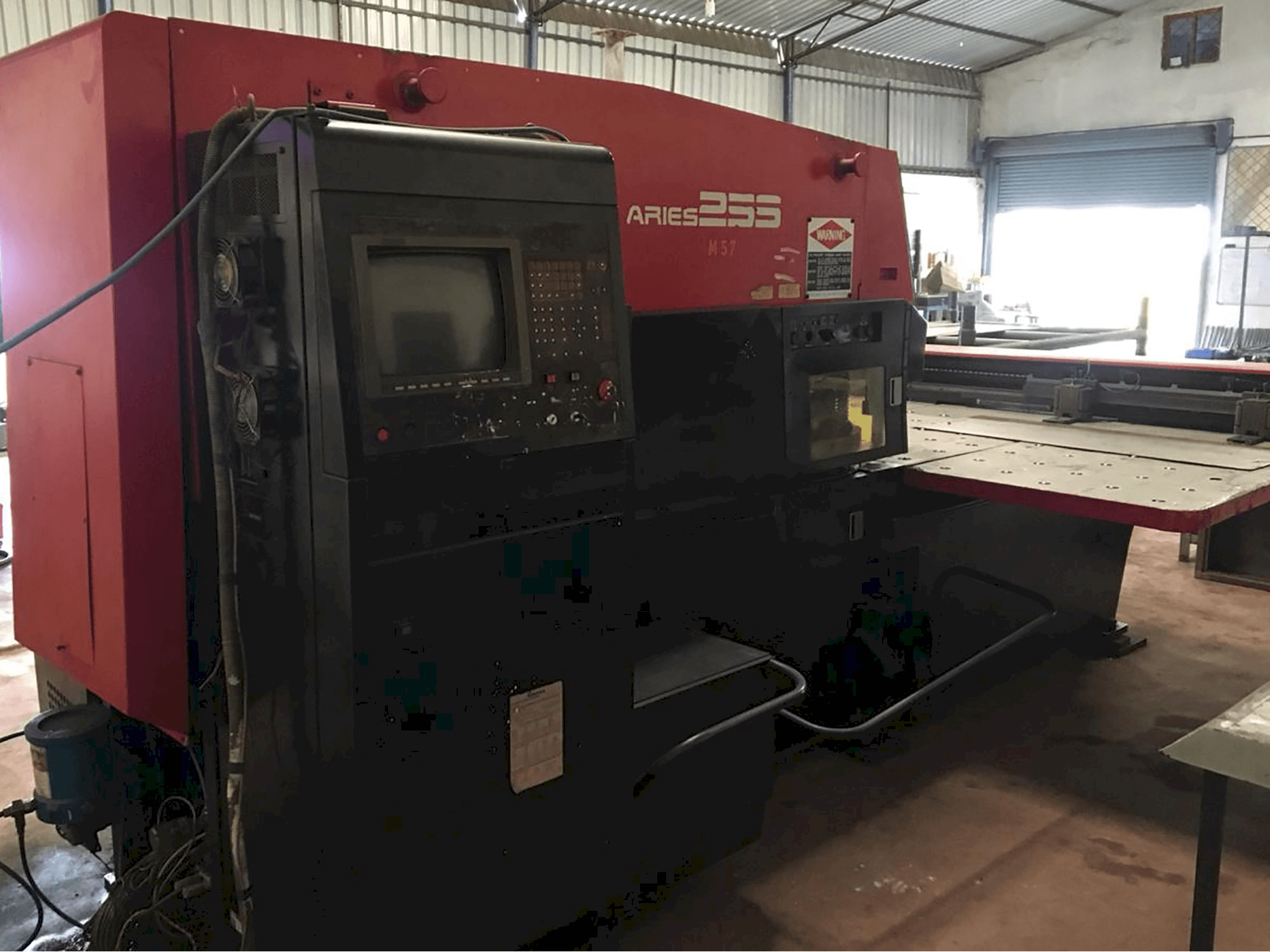 Left view of AMADA ARIES 255 Machine