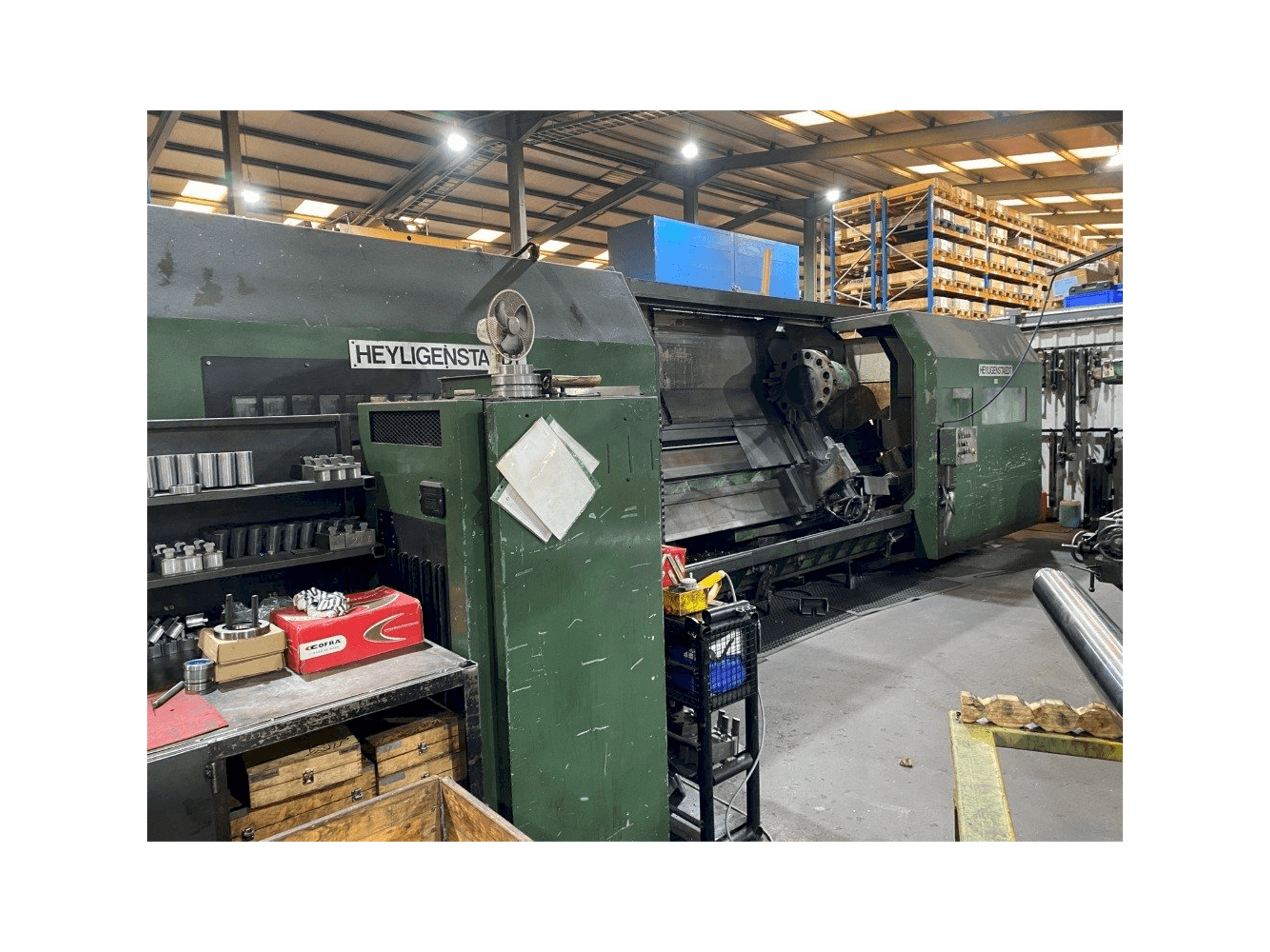 Front view of HEYLIGENSTAEDT Heynumat 21U machine