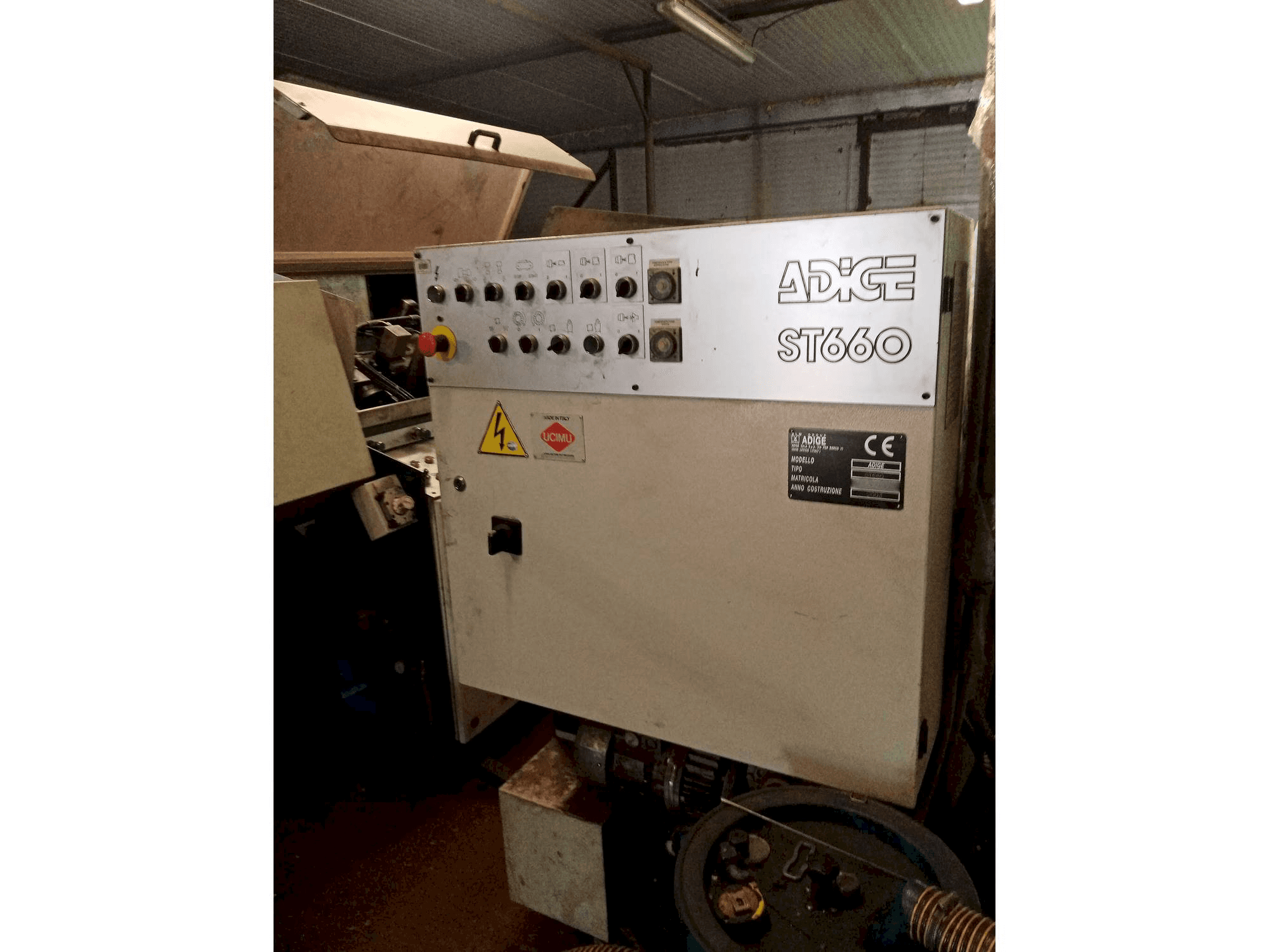 Front view of ADIGE TT640 ST660 machine