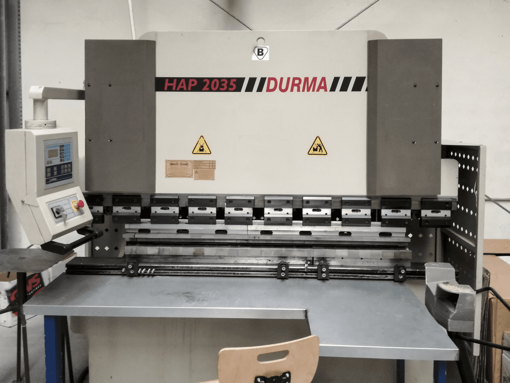 Front view of Durma HAP 2035 Machine