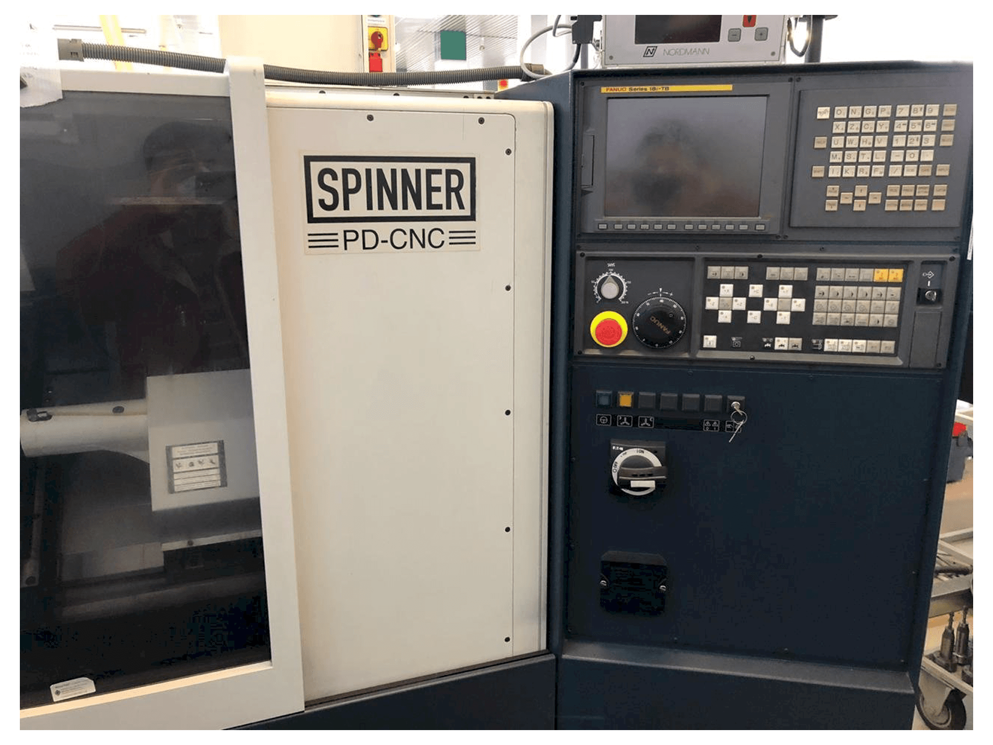 Front view of SPINNER PD machine