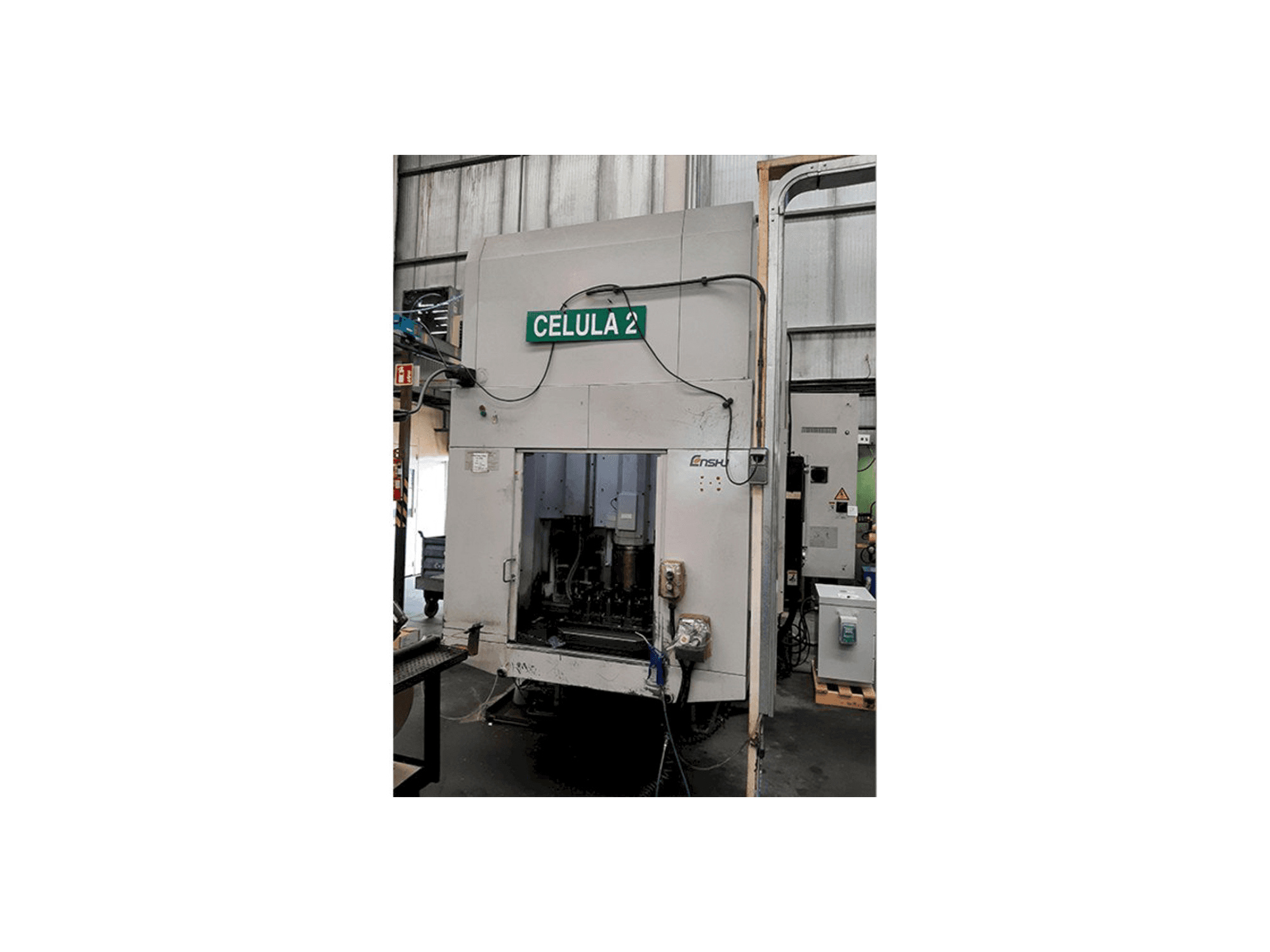 Front view of Enshu EV-450 machine