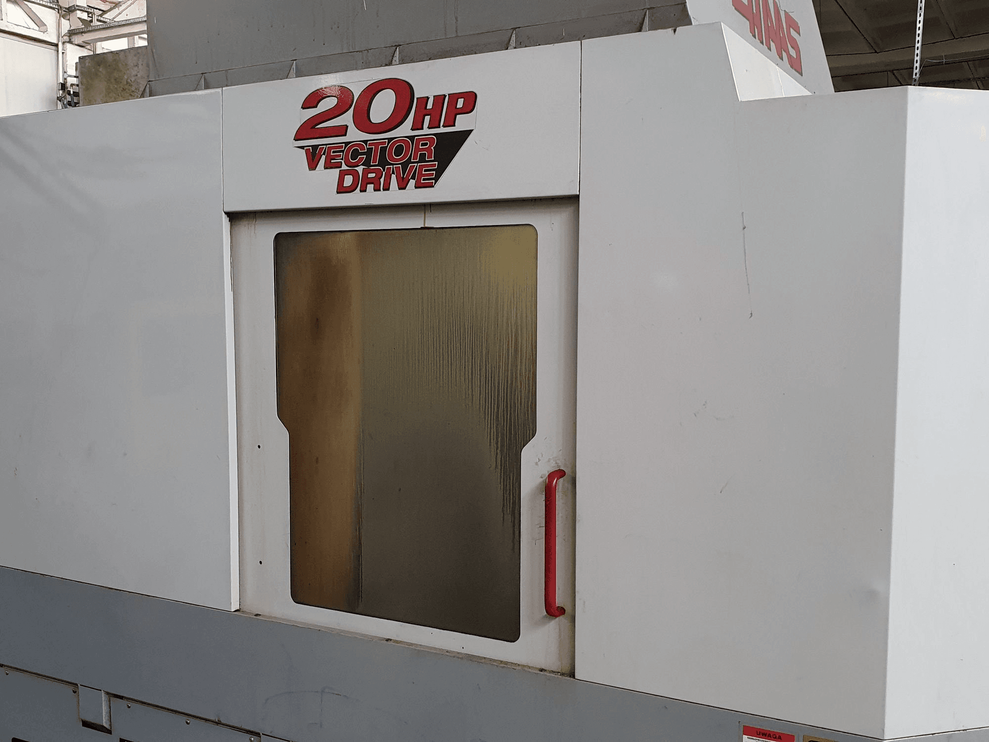 Front view of HAAS HS-1RP HE machine