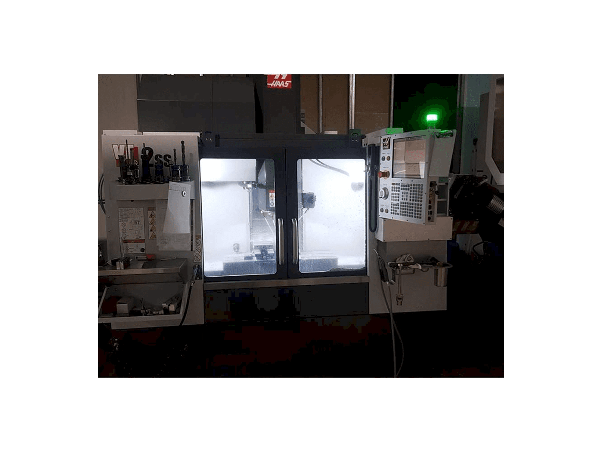 Front view of HAAS VF-2SS machine