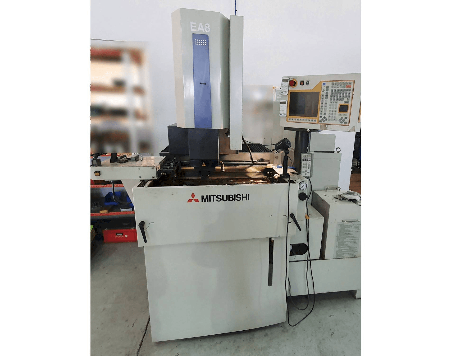 Front view of Mitsubishi EA8 machine