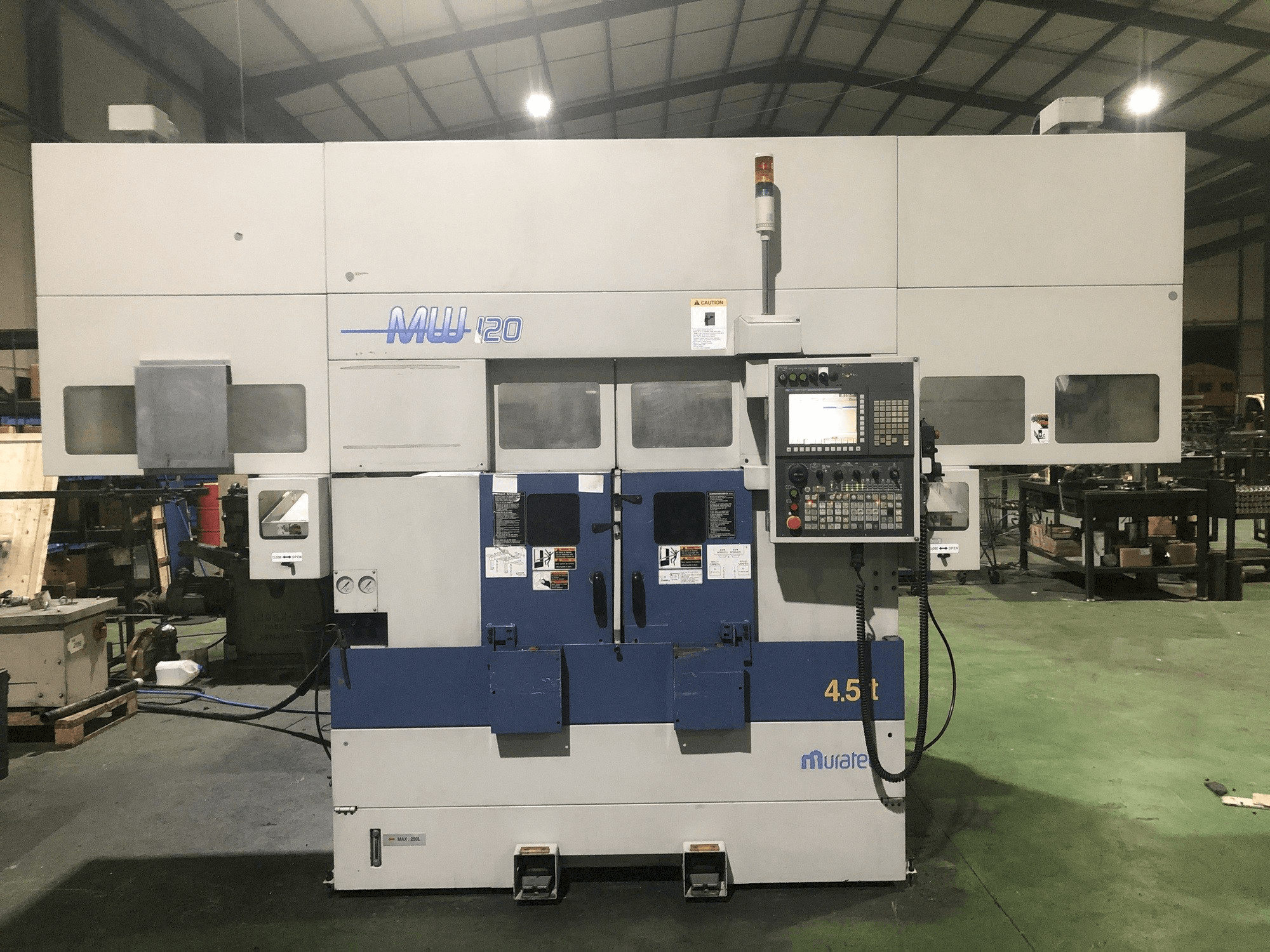 Front view of Muratec MW 120 GT machine