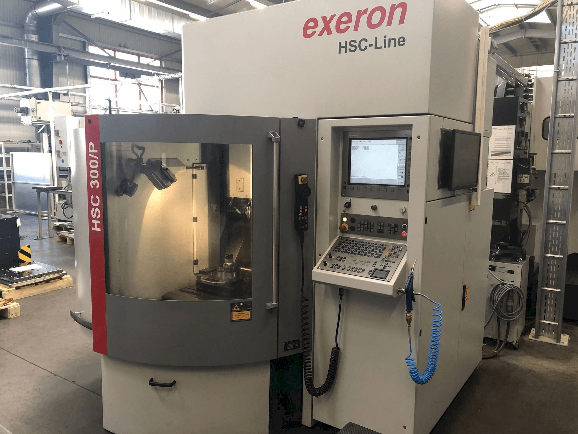 Front view of Exeron HSC 300/P machine