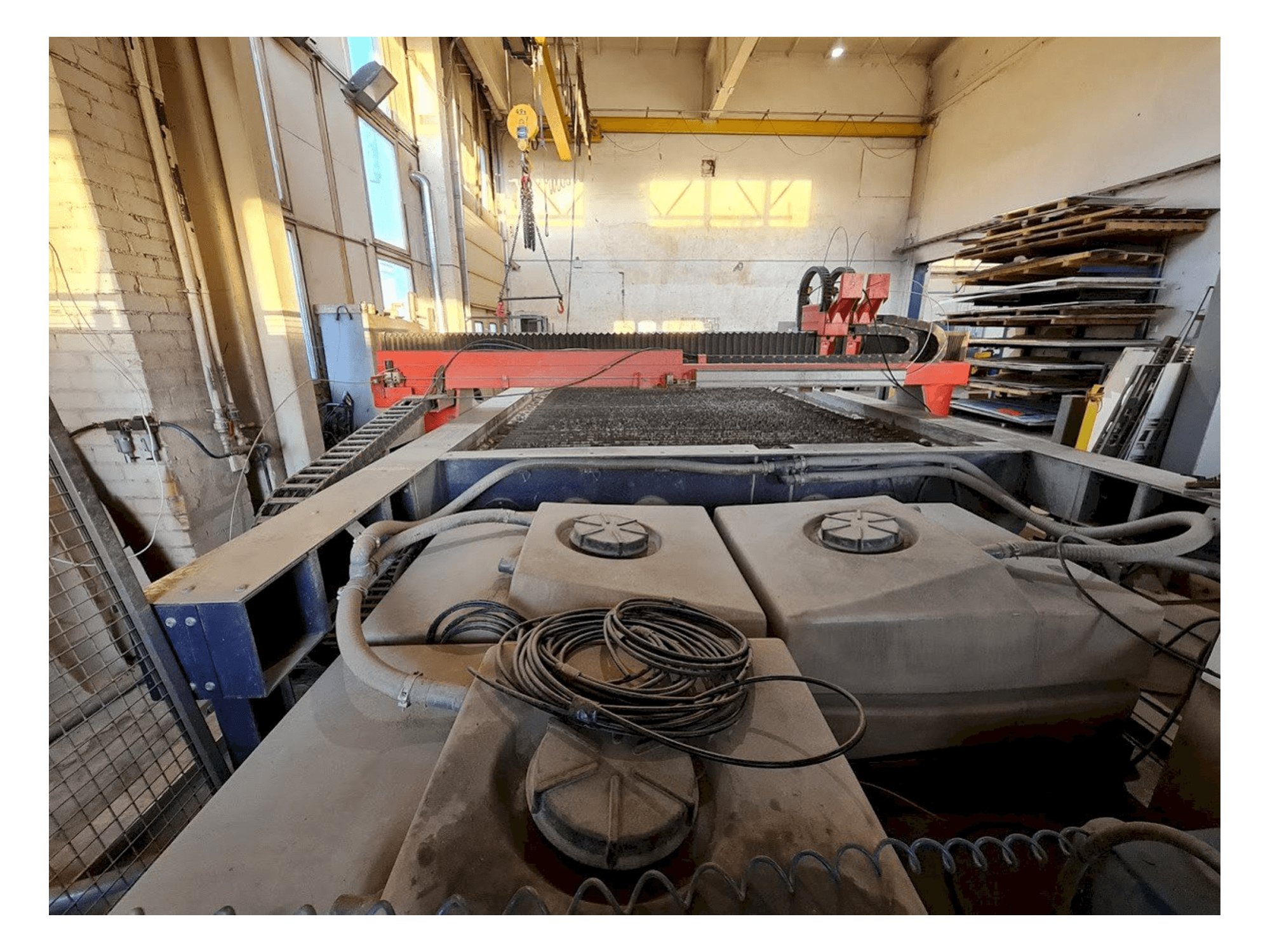 Front view of Bystronic ByJet Classic L 6030 machine