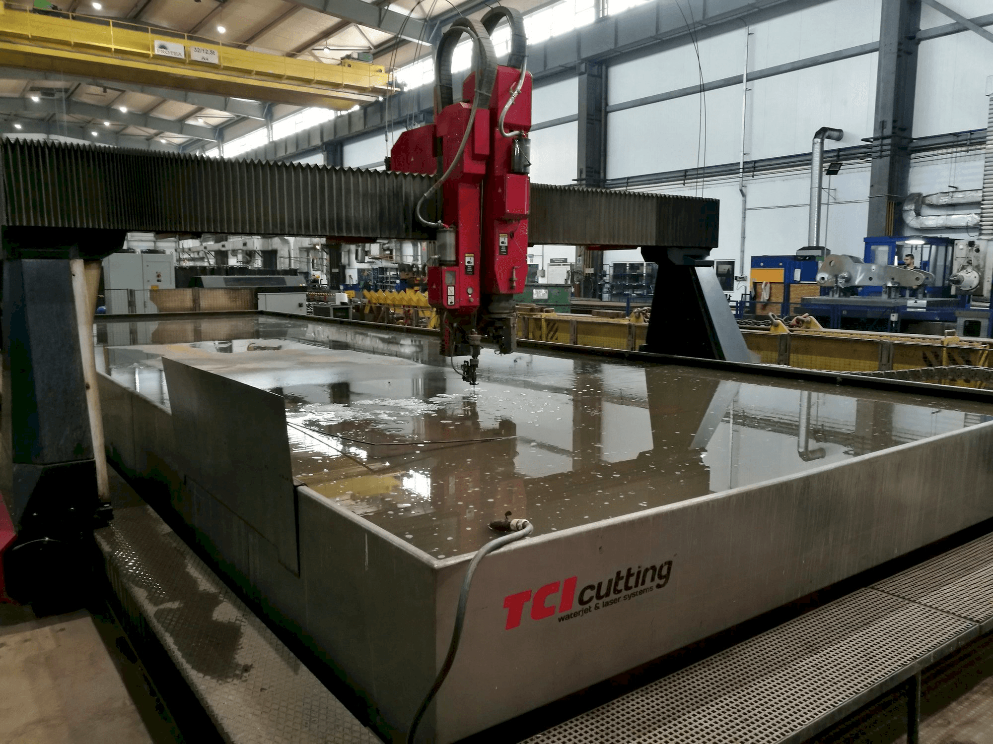 Front view of TCI BP-H 30120-1 machine