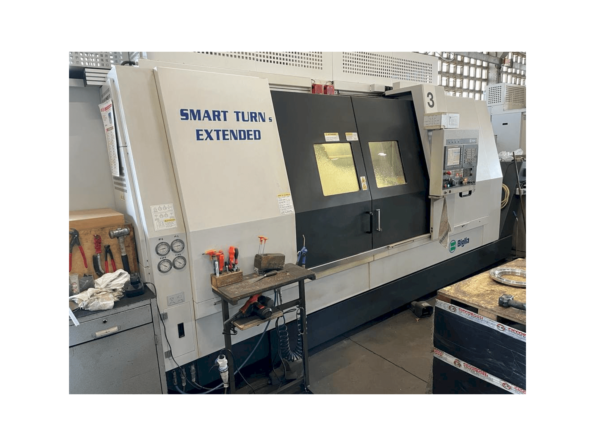 Front view of Biglia Smart Turn S Extended machine