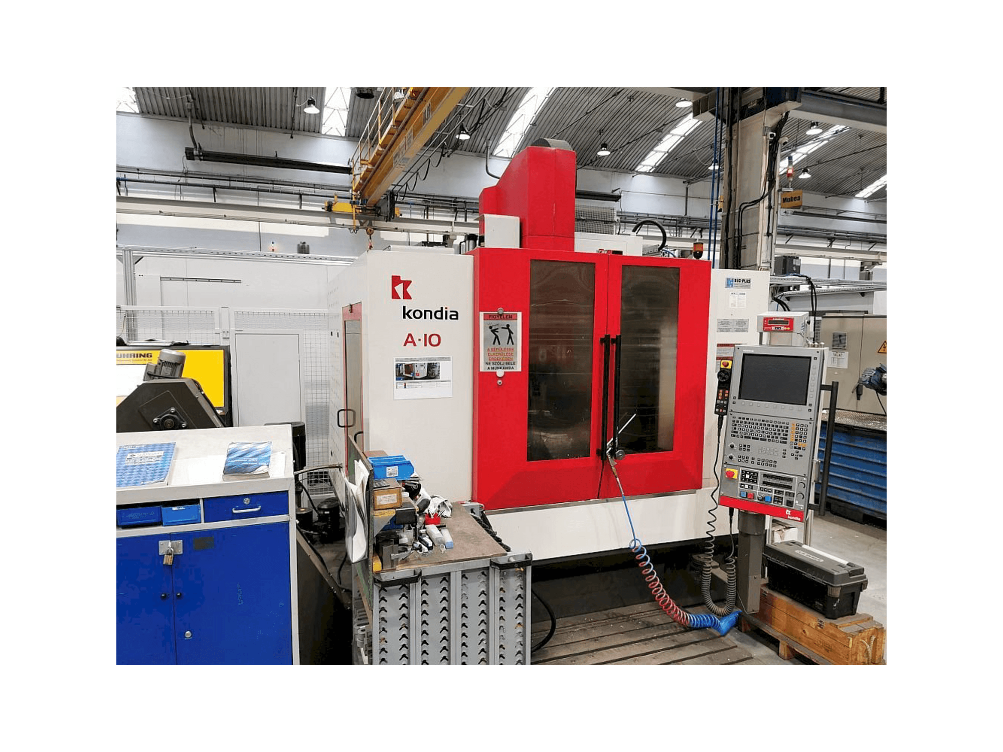 Front view of KONDIA A10 machine