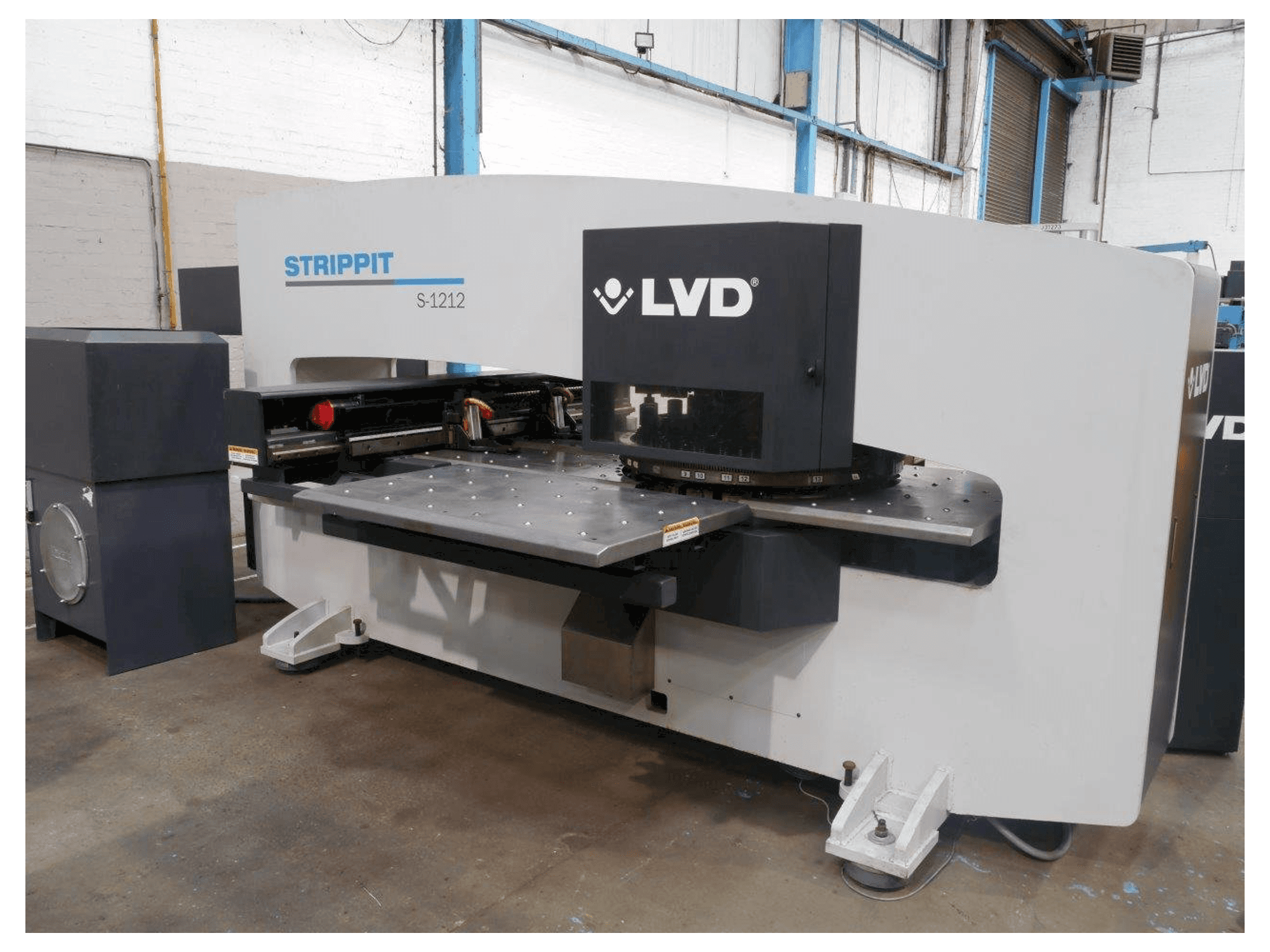 Front view of LVD STRIPPIT S 1212 machine